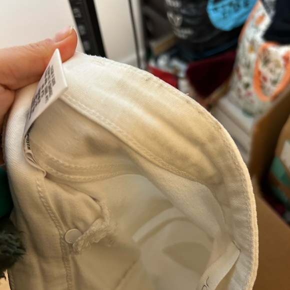 Nwt Joe’s White High Rise Flawless Raw Hem Skinny Ankle Jeans - Picture 5 of 7